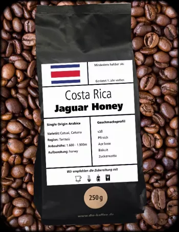 Costa Rica "Jaguar" Honey ganze Bohne / 250g