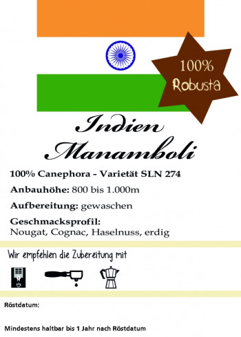 Indien Manamboli Estate - 100% Robusta