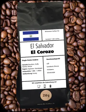El Salvador "El Corozo" honey