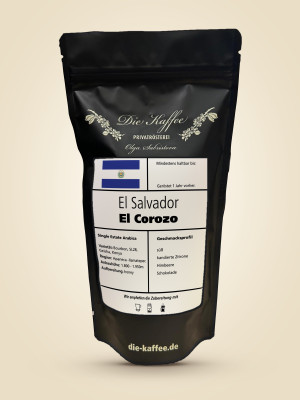 El Salvador "El Corozo" honey