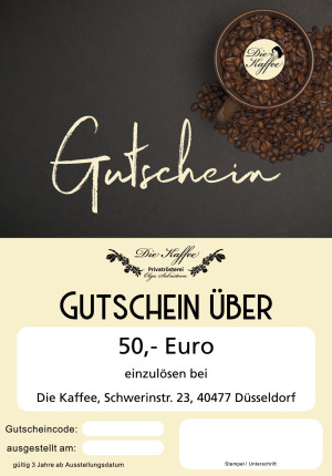Guthabenkarte Ladengeschäft - 50,- Euro