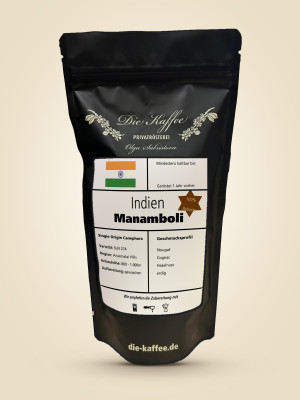 Indien Manamboli Estate - 100% Robusta 1000g / ganze Bohne