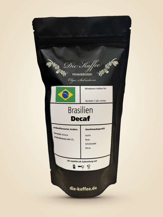 Brasilien entkoffeiniert 1000g / Siebträger