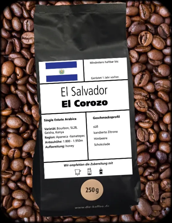 El Salvador "El Corozo" honey