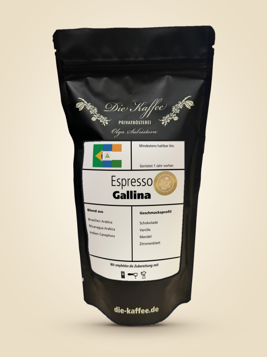 Espressomischung "Gallina" 250g / Herdkännchen