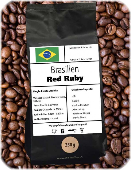 Brasil "Red Ruby" Siebträger / 500g