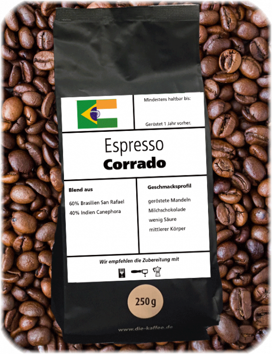 Espresso "Corrado" ganze Bohne / 250g