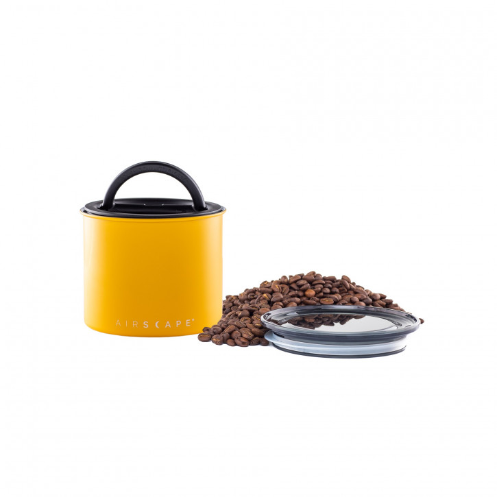 AirScape - Kaffeedose 950ml / matt gelb