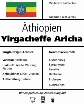 Äthiopien Yirgacheffe Aricha
